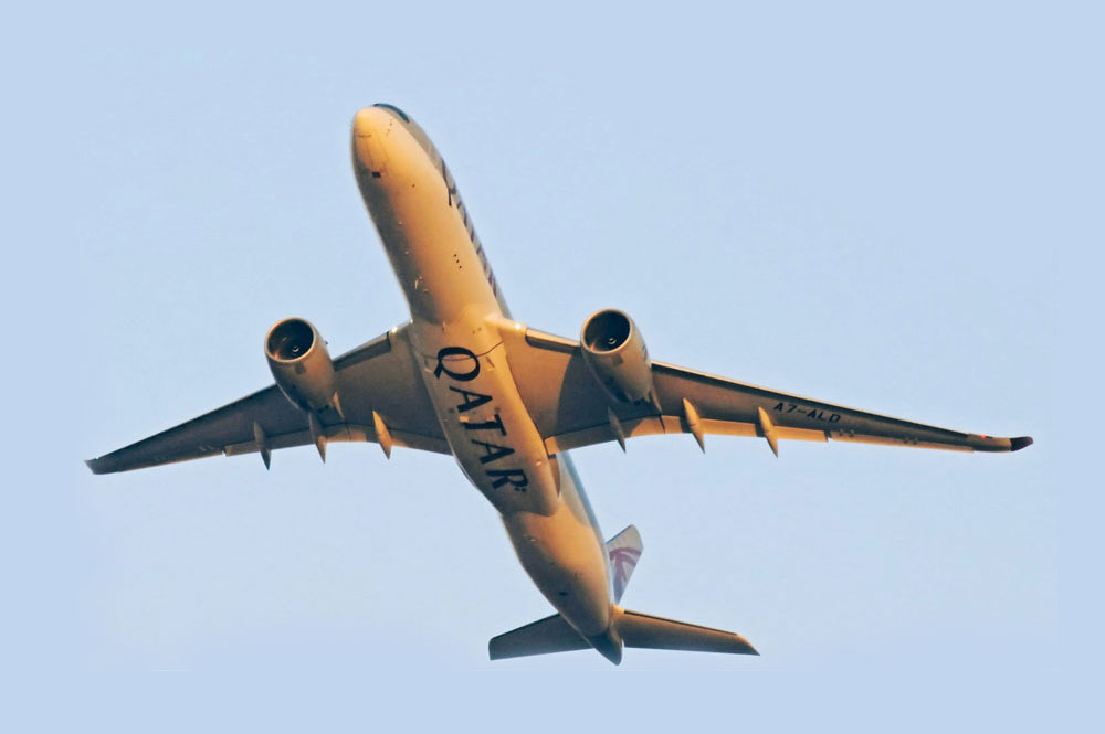International Commercial Flight Qatar